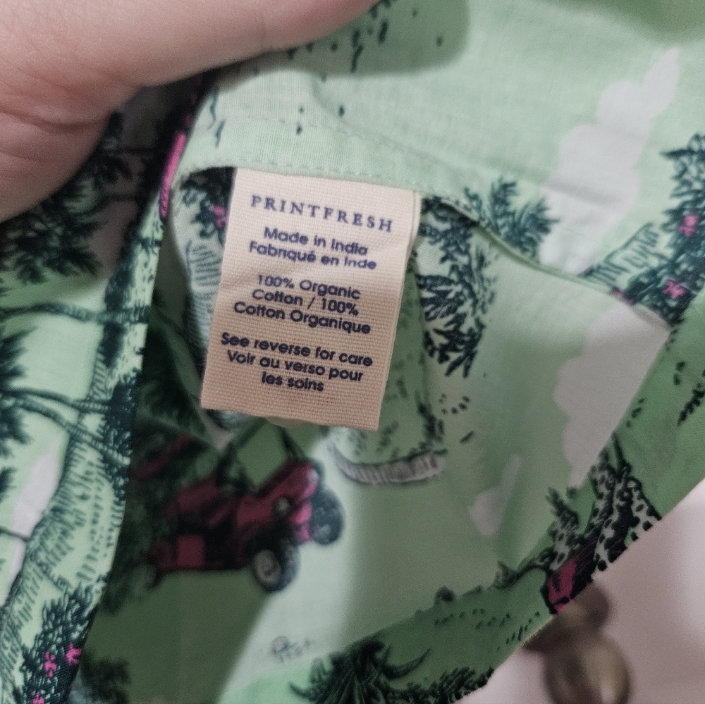 Printfresh Golf Toile Pajamas NWT XL Petite - Picture 4 of 5